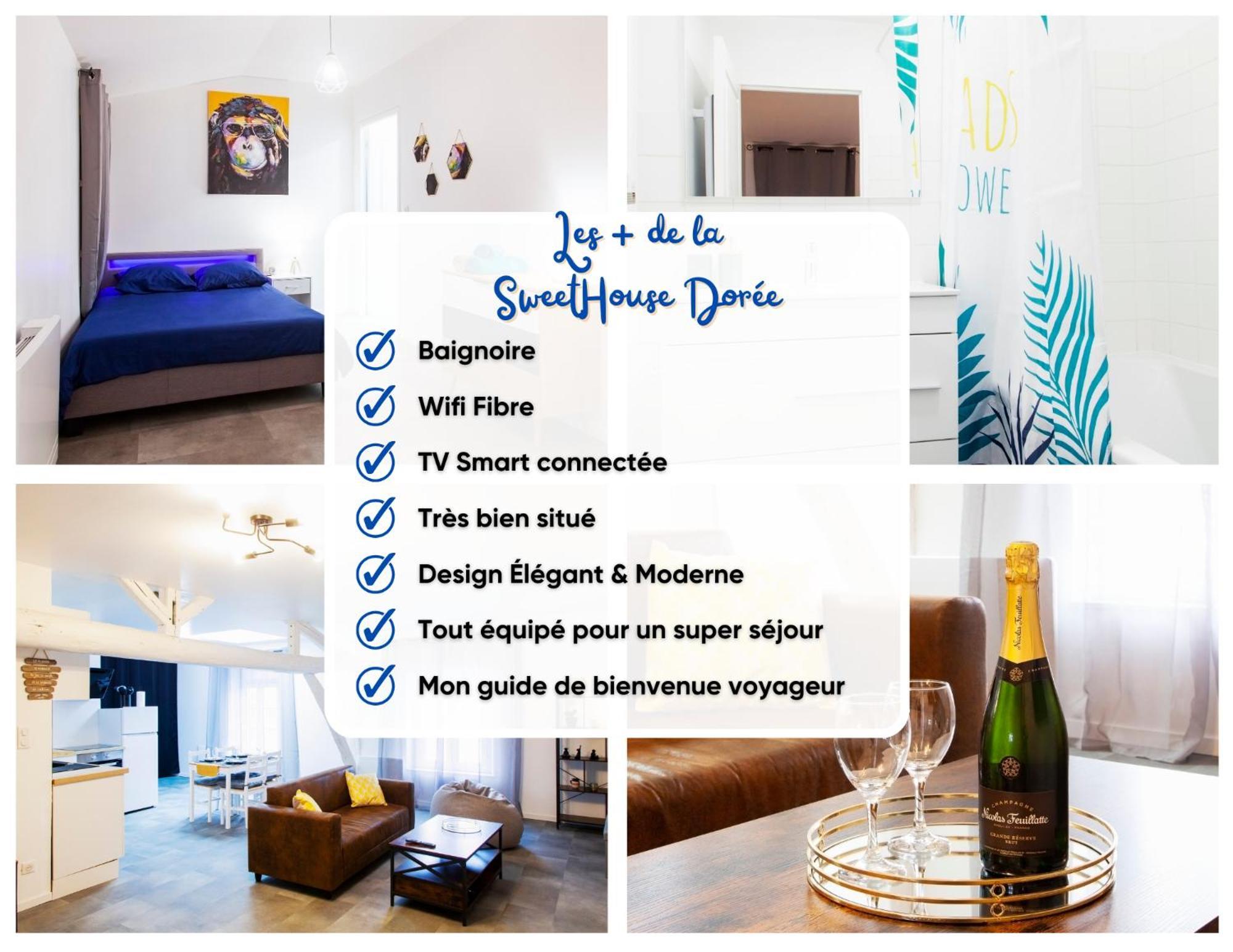 La Sweet House Doree Centre Ville Wifi Tout Confort Vitry-le-François Kültér fotó